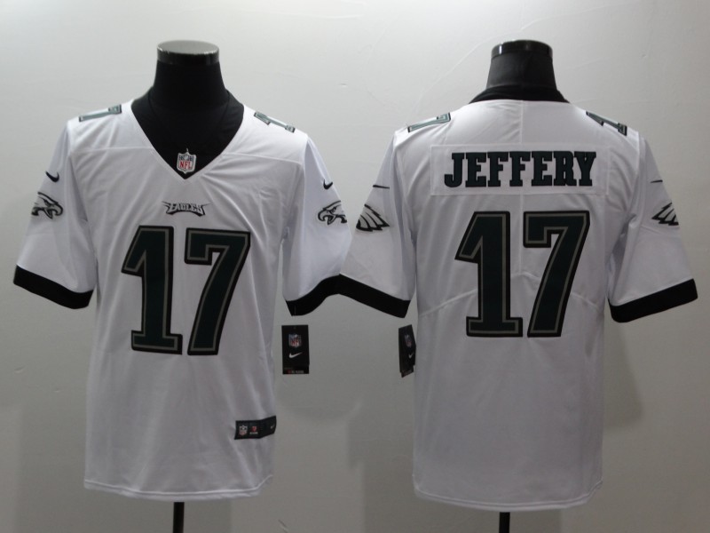Men's Philadelphia Eagles Alshon Jeffery #17 White Jersey
